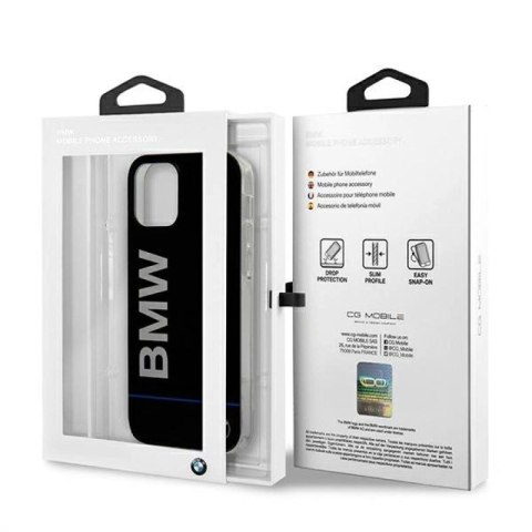Etui BMW Hardcase Signature Printed Logo na iPhone 12 / 12 Pro - czarne BMW