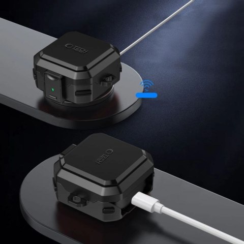Etui Tech-Protect Carbonox MagSafe na Samsung Galaxy Buds 4 / 4 Pro - czarne Tech-Protect
