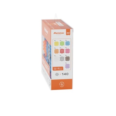 MARIOINEX Klocki Mini Waffle, 140 elementów Marioinex
