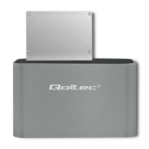 QOLTEC STACJA DOKUJĄCA HDD/SSD | 2.5"/3.5" SATA | USB 3.0 Qoltec