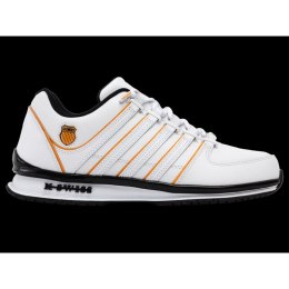 Sneakersy K-swiss RINZLER WHITE/ORANGE POPPY/BLACK-M (01235-185-M) WD