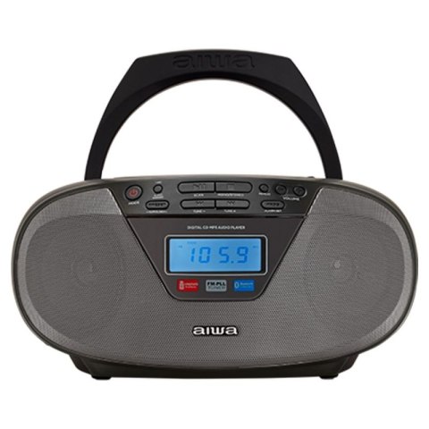 AIWA Boombox BBTU-400BK CD/FM RDS/USB/BT czarny Aiwa