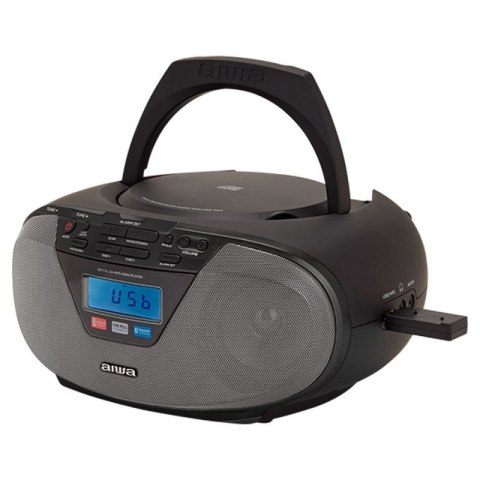 AIWA Boombox BBTU-400BK CD/FM RDS/USB/BT czarny Aiwa