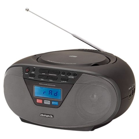 AIWA Boombox BBTU-400BK CD/FM RDS/USB/BT czarny Aiwa