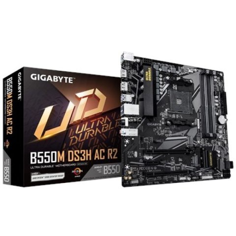 Płyta główna MB AMD B550 SAM4 MATX/B550M DS3H AC R2 GIGABYTE Gigabyte