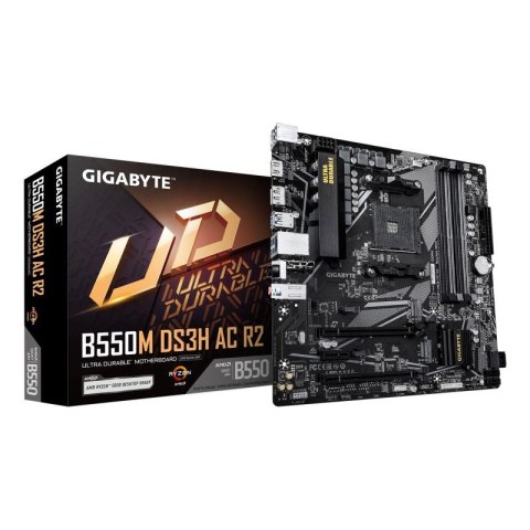 Płyta główna MB AMD B550 SAM4 MATX/B550M DS3H AC R2 GIGABYTE Gigabyte