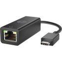 Przejściówka HP USB-C to RJ45 Adapter G2 czarna 4Z534AA Hewlett-Packard