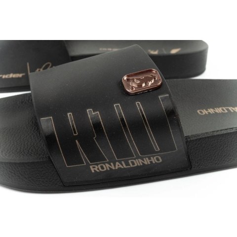 Rider buty klapki męskie sportowe R10 Slide wygodne czarne laczki Rider