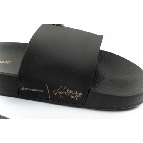 Rider buty klapki męskie sportowe R10 Slide wygodne czarne laczki Rider