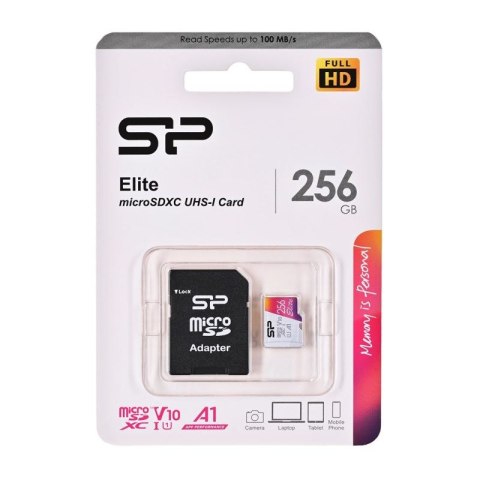 Silicon Power microSDXC Elite 256GB CL10 UHS-1/U1 A1 Silicon Power