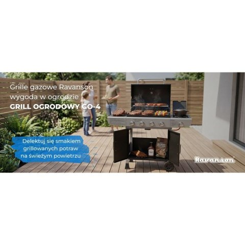 Grill gazowy Ravanson GO-4 13,3 kW Ravanson