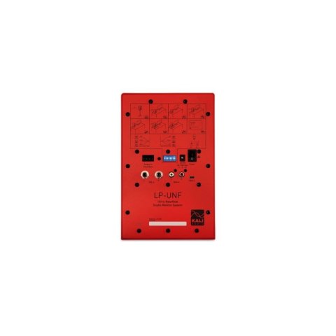KALI AUDIO LP-UNF-R - Para monitorów odsłuchowych z Bluetooth. Głośniki multimedialne, czerwone. KALI AUDIO