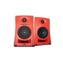KALI AUDIO LP-UNF-R - Para monitorów odsłuchowych z Bluetooth. Głośniki multimedialne, czerwone. KALI AUDIO