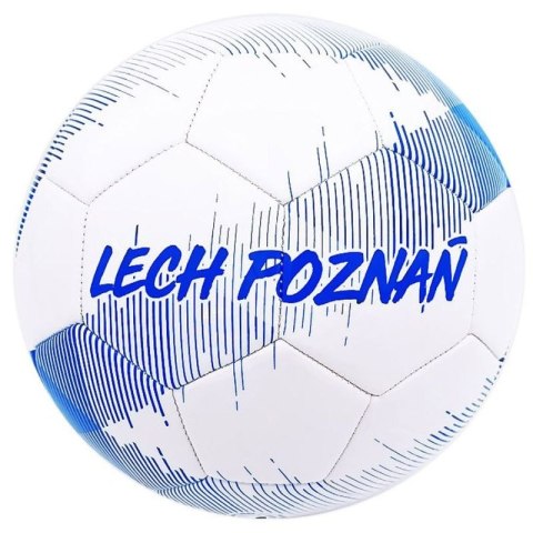 Piłka Herb Lech Poznań Bialo-Niebieska KKS Lech