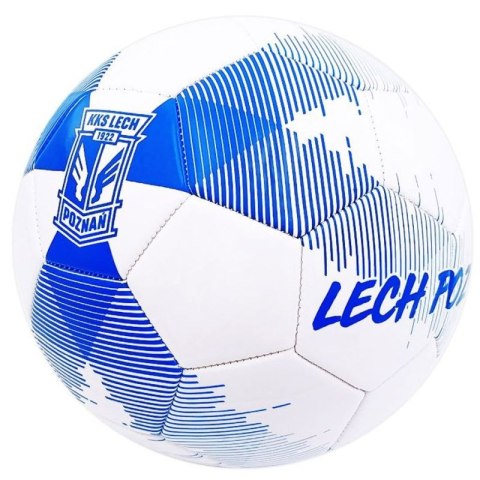 Piłka Herb Lech Poznań Bialo-Niebieska KKS Lech