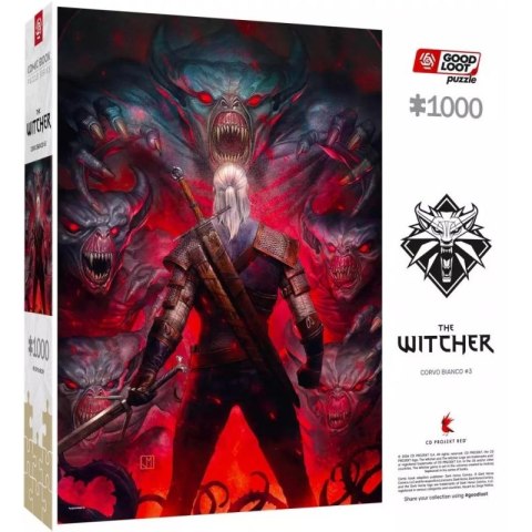 Puzzle Good Loot: The Witcher - Corvo Bianco, 1000 elementów Cenega Publishing