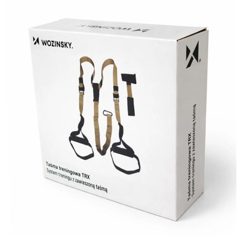 Taśmy do ćwiczeń TRX Wozinsky WSTR-01 - khaki Wozinsky