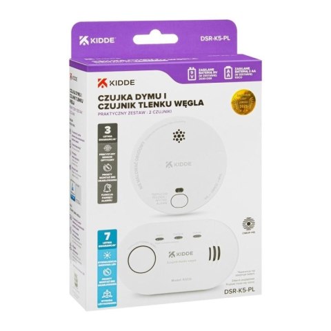 Czujnik czadu K5CO + czujka dymu 2030-DSR3 KIDDE Kidde