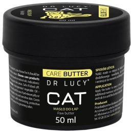DR LUCY - CAT CARE BUTTER 50 ML ODŻYWCZY KREM NA BAZIE NATURALNYCH OLEJÓW, WSPIERA REGENERACJĘ OPUSZKÓW ŁAP I CODZIENNĄ AKTYWNOŚ Dr Lucy