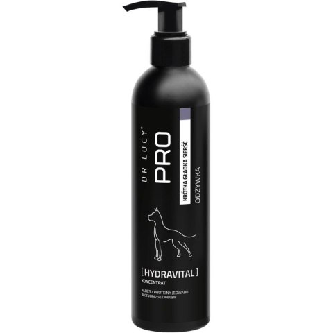 DR LUCY - PRO HYDRAVITAL 250 ML - NAWILŻAJĄCA ODŻYWKA Z ALOESEM, JEDWABIEM I KIEŁKAMI PSZENICY, DLA PSÓW Dr Lucy