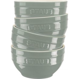 STAUB SERVING Zestaw 4 misek 14 cm, eukaliptusowy STAUB