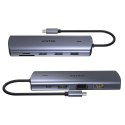UNITEK HUB USB-C 9W1, HDMI, VGA, SD, RJ45, 3X USB-A, PD 100W Unitek