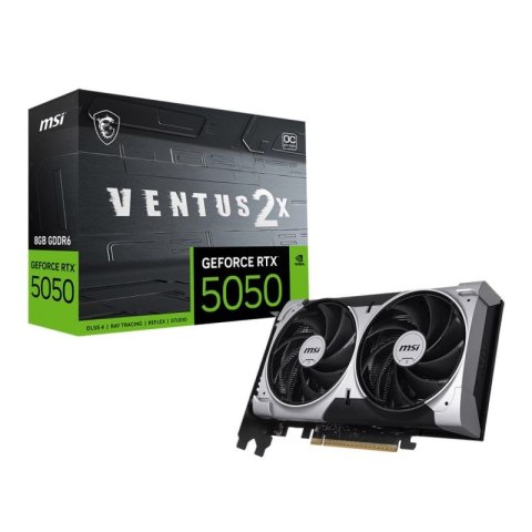 MSI GEFORCE RTX 5050 8G VENTUS 2X OC karta graficzna NVIDIA 8 GB GDDR6 MSI