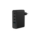 NATEC ŁADOWARKA SIECIOWA RIBERA GAN 3X USB-C 1X USB-A 100W CZARNA NATEC