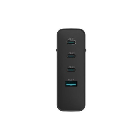 NATEC ŁADOWARKA SIECIOWA RIBERA GAN 3X USB-C 1X USB-A 100W CZARNA NATEC