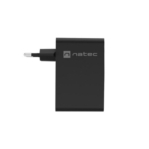 NATEC ŁADOWARKA SIECIOWA RIBERA GAN 3X USB-C 1X USB-A 100W CZARNA NATEC