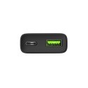 NATEC ŁADOWARKA SIECIOWA RIBERA GAN SLIM 1X USB-A + 1X USB-C 20W CZARNA NATEC