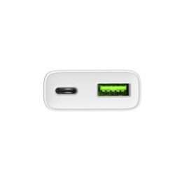NATEC ŁADOWARKA SIECIOWA RIBERA GAN SLIM USB-A USB-C 20W BIAŁA NATEC