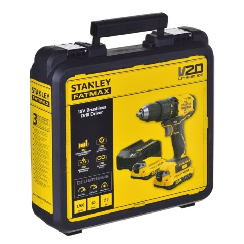 WKRĘTARKA 18V V20 STANLEY SFMCD710D2K-QW Stanley