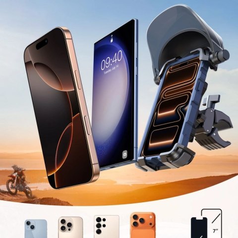 Joyroom JR-ZS528 Sunshade Cycling Phone Mount (Convertible Version) Black