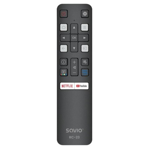 SAVIO PILOT UNIWERSALNY/ZAMIENNIK DO TV TCL-SMART TV RC-23 Savio