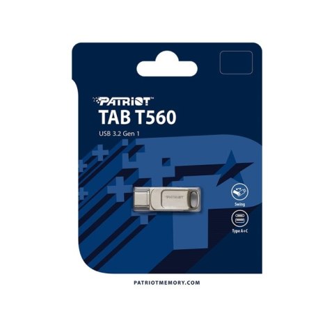 Patriot FLASHDRIVE Tab T560 256GB Dual USB 120MBs Patriot Memory