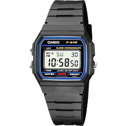 Zegarek Męski CASIO F-91W-1YEG + BOX CASIO