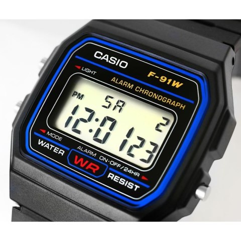 Zegarek Męski CASIO F-91W-1YEG + BOX CASIO