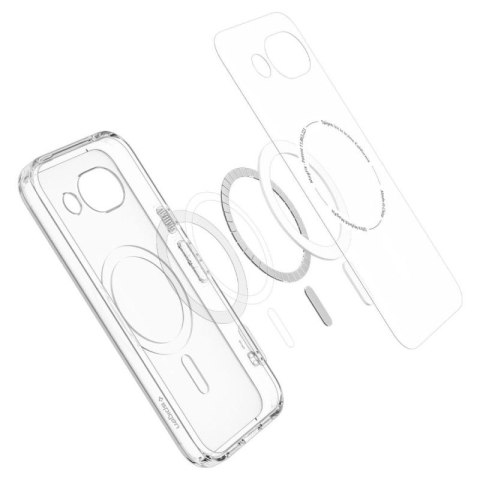 Etui Spigen Ultra Hybrid Mag MagSafe na Google Pixel 10A - przezroczysto-białe Spigen