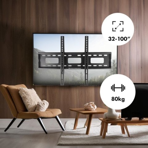 MACLEAN UCHWYT DO TV MAX VESA 600X400, 32-100", 80KG MC-419 Maclean