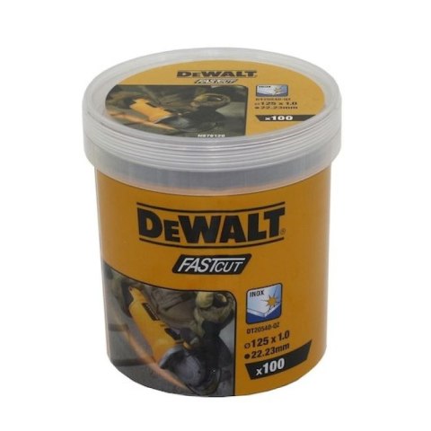 TARCZA METAL 125x1,0mm INOX /100szt DT2054 .DEWALT Dewalt