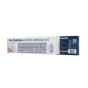 GEMBIRD BEZPRZEWODOWY ZESTAW KLAWIATURY + MYSZ SILENT KEY PRO BUSINESS, BIAŁY, UKŁAD RU Gembird