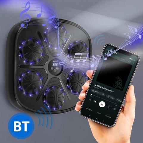 TB03 ELEKTRONICZNA TARCZA BOKSERSKA BLUETOOTH Z MUZYKĄ I RĘKAWICAMI HMS HMS