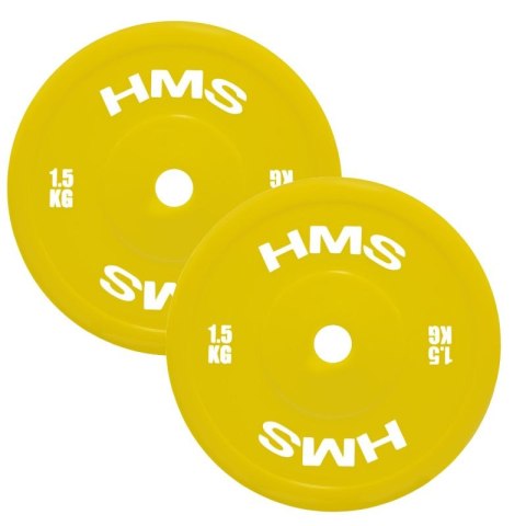 TPP ZESTAW TALERZY OLIMPIJSKICH TECHNICZNYCH PE 2 x 1.5 - 5 KG (18 KG) HMS HMS