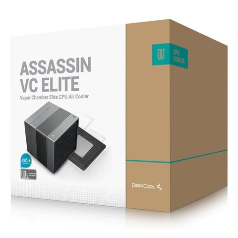 DeepCool ASSASSIN VC ELITE Procesor Chłodnica powietrza 120/140 mm Czarny 1 szt. DEEPCOOL