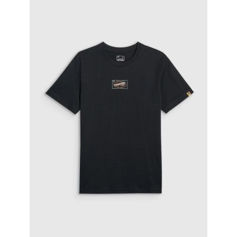 T-shirt regular z nadrukiem męski 4F 4FRAW25TTSHM3377-20S 4f