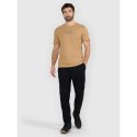 T-shirt regular z nadrukiem męski 4F 4FRAW25TTSHM3377-83S 4f