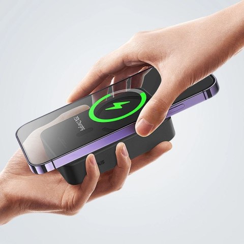 Powerbank magnetyczny Baseus EnerFill FM41 20000mAh 20W z kablem USB-C do USB-C 30cm - czarny Baseus