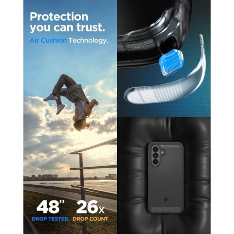 Etui Spigen Rugged Armor na Samsung Galaxy A37 5G - czarne Spigen