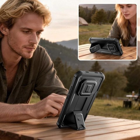 Etui Tech-Protect Kevlar Cam+ 2-set na Xiaomi Redmi Note 15 Pro 5G - czarne Xiaomi